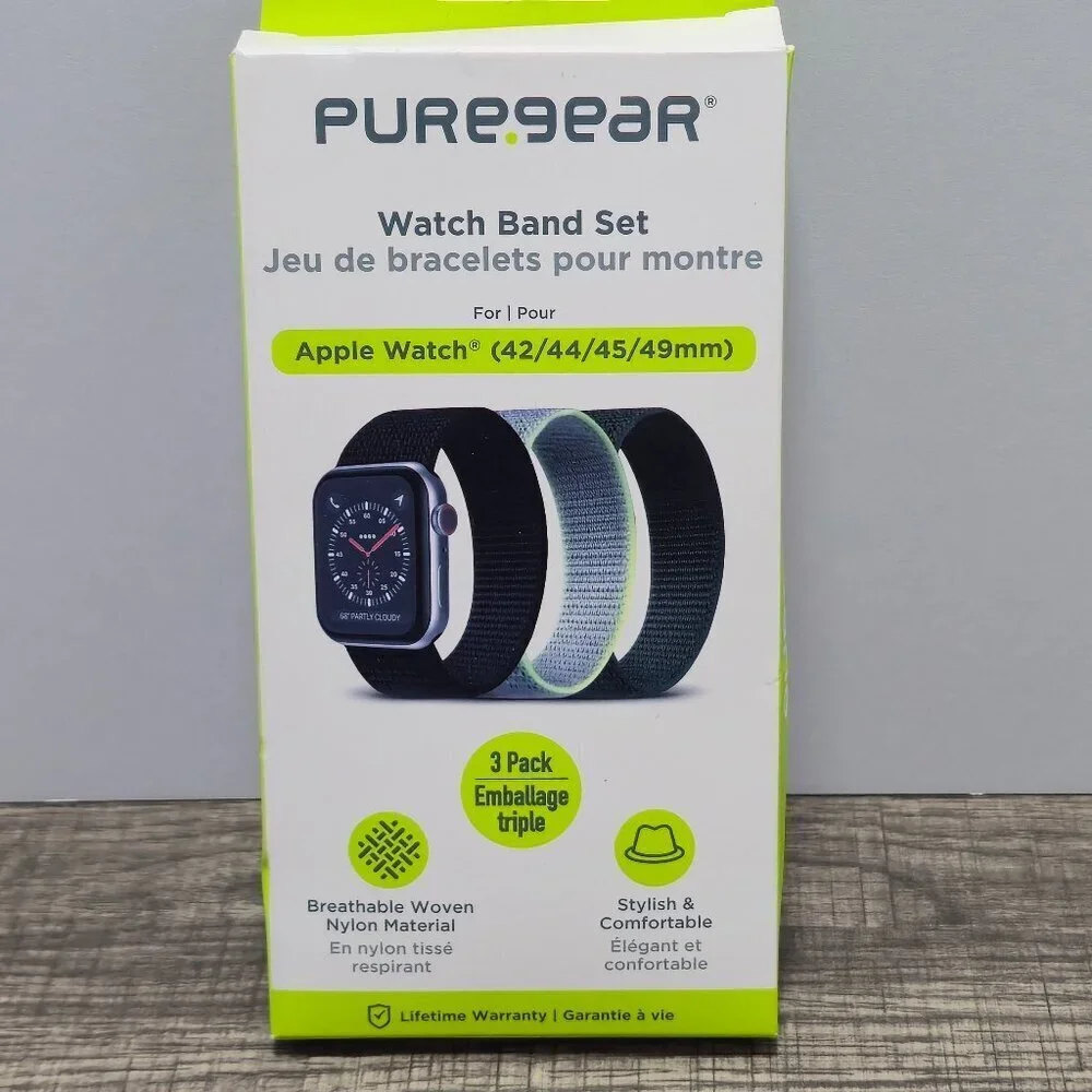 PureGear Watch Band Set Apple Watch (42/44/45/49mm) Fabric